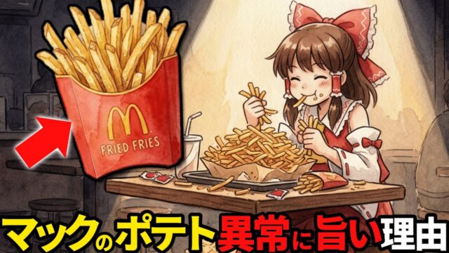 なぜマクドナルドのポテトは異常に美味しいのか？ フライドポテトの科学がヤバすぎた